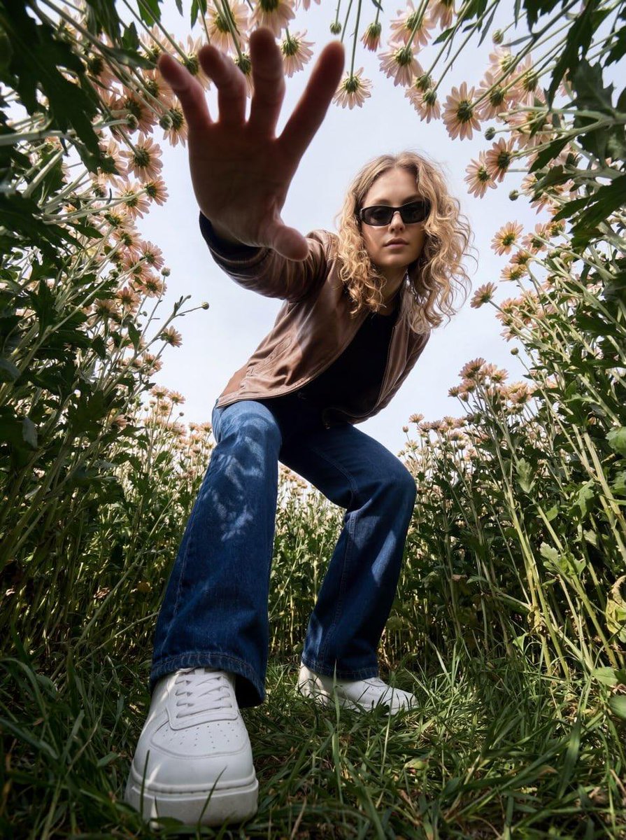 Low-Angle Luxury Fashion Campaign generated example