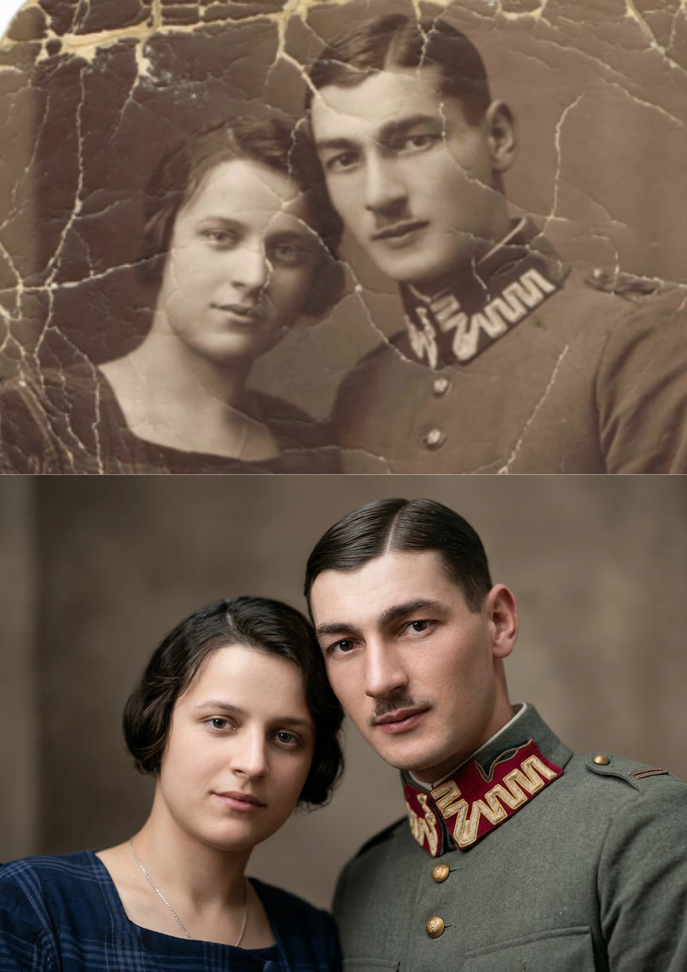 Professional DSLR Photo Restoration generated example