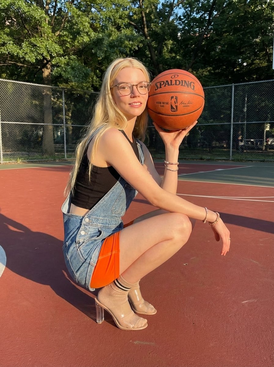 Basketball Court Lifestyle Portrait generated example